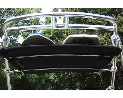 INDY Liquid Flat Wakeboard Tower Bimini 1580V Grey Canopy W/ 1 Pair Bimini Rack