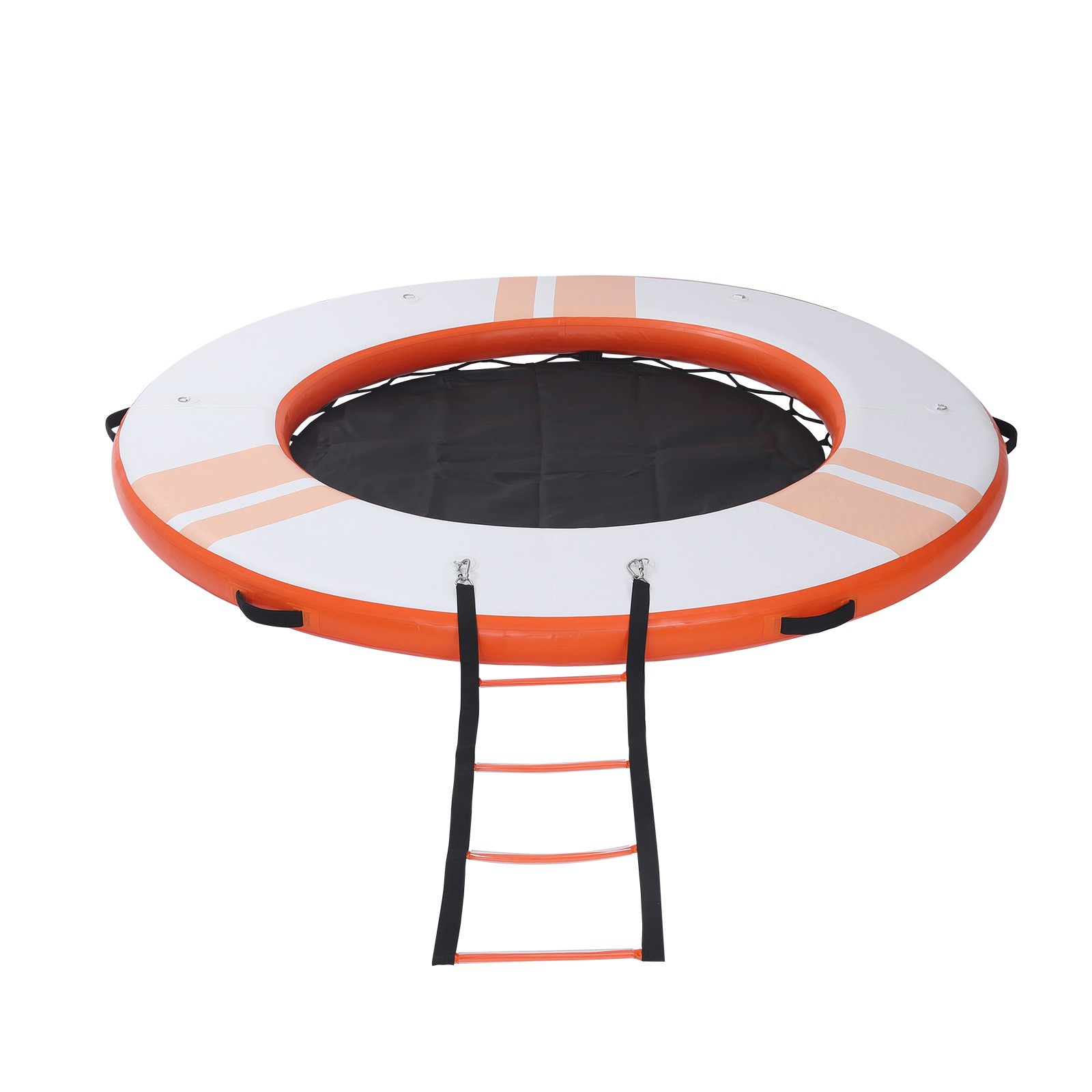 Uimoso Inflatable Floating Dock 8′ 10′ 8.5′ 15’x6.5′ w/ Bag & Ladder & Mesh Pool