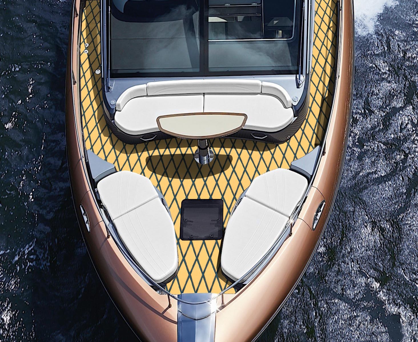 Lss Laidi Boat Flooring Eva Foam Decking Marine Non-Slip Self-Adhesive Flooring