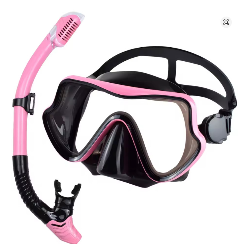 NEW Kid’s Junior Silicone Mask Dry Snorkel Boy Girl Snorkeling Diving Gear Set