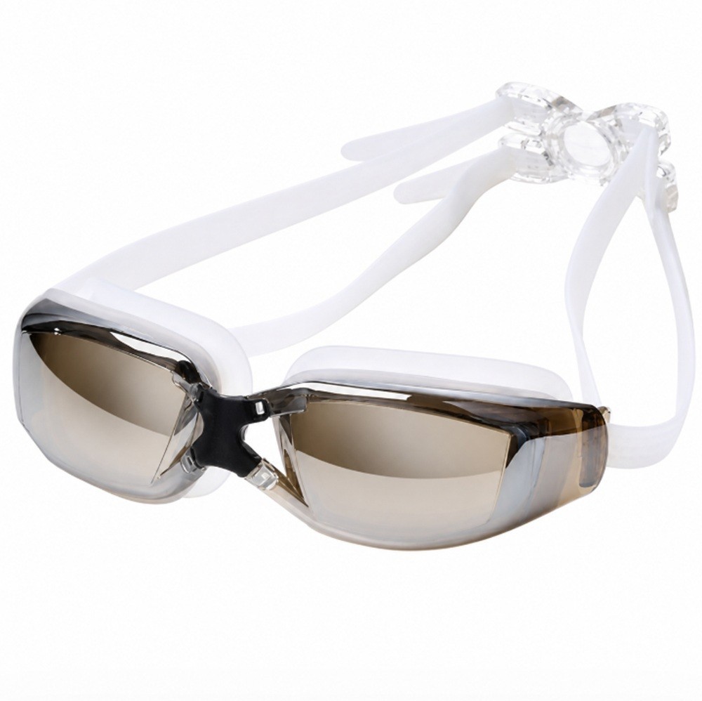 Comfortable Swimming Goggles UV Protection Anti‑Fog Mirror Lens for Adults & Kid