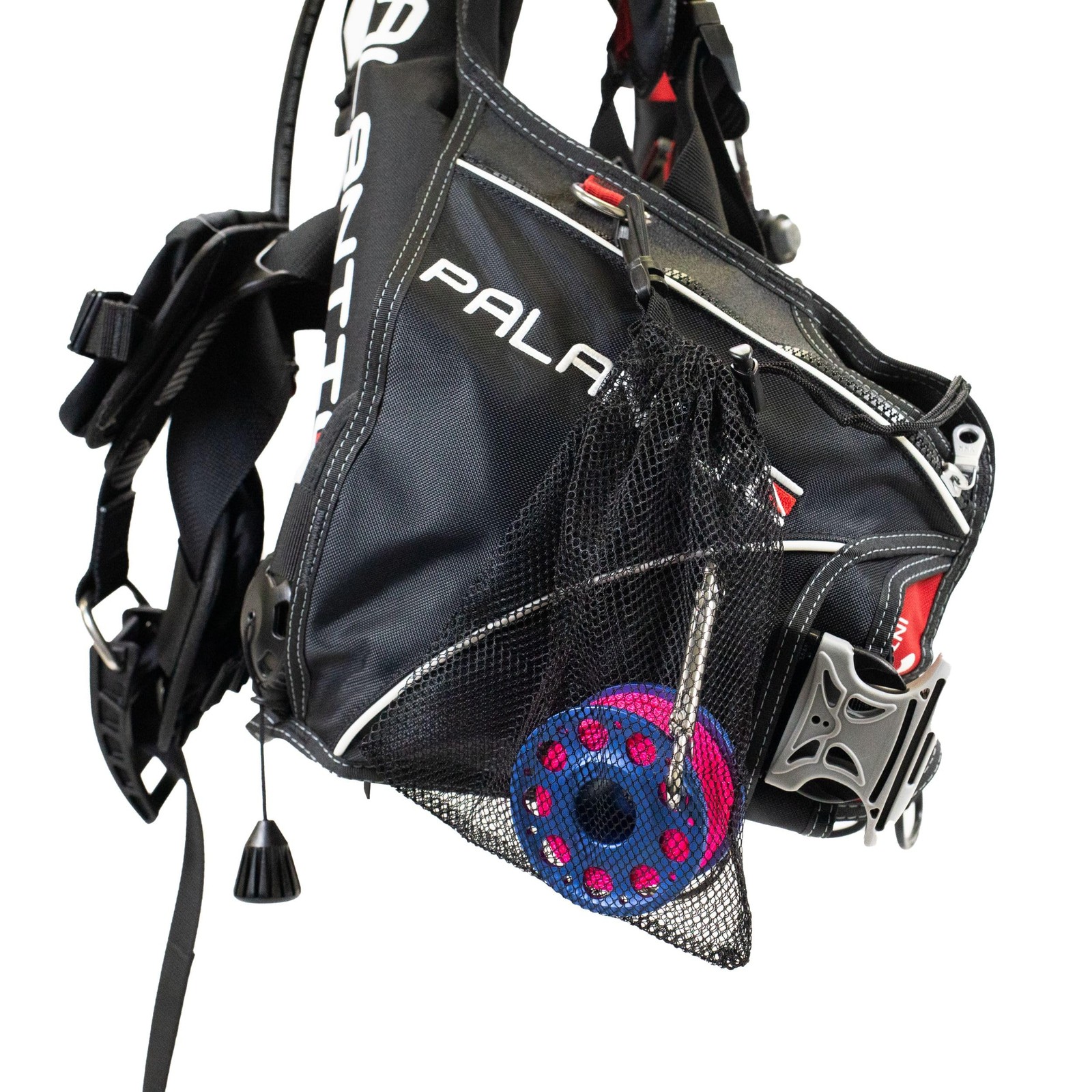 Scuba Choice Storage Mesh Bag for Snorkel & Dive Mask, 9″x6.5″, small, Black