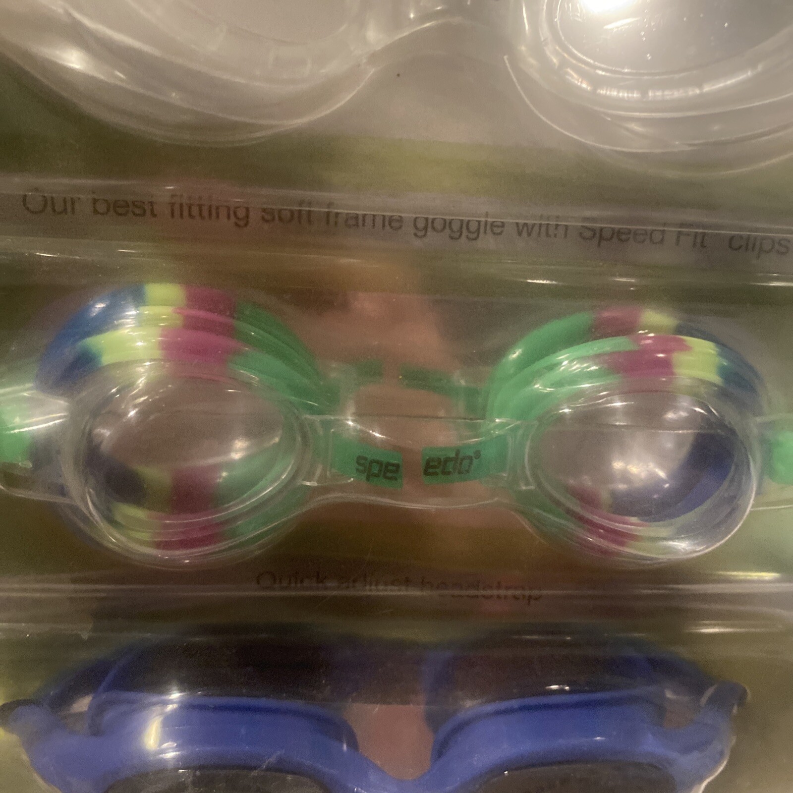 Speedo Kids Anti Fog UV Swimming Goggles 3 Pack BRAND NEW SEALED