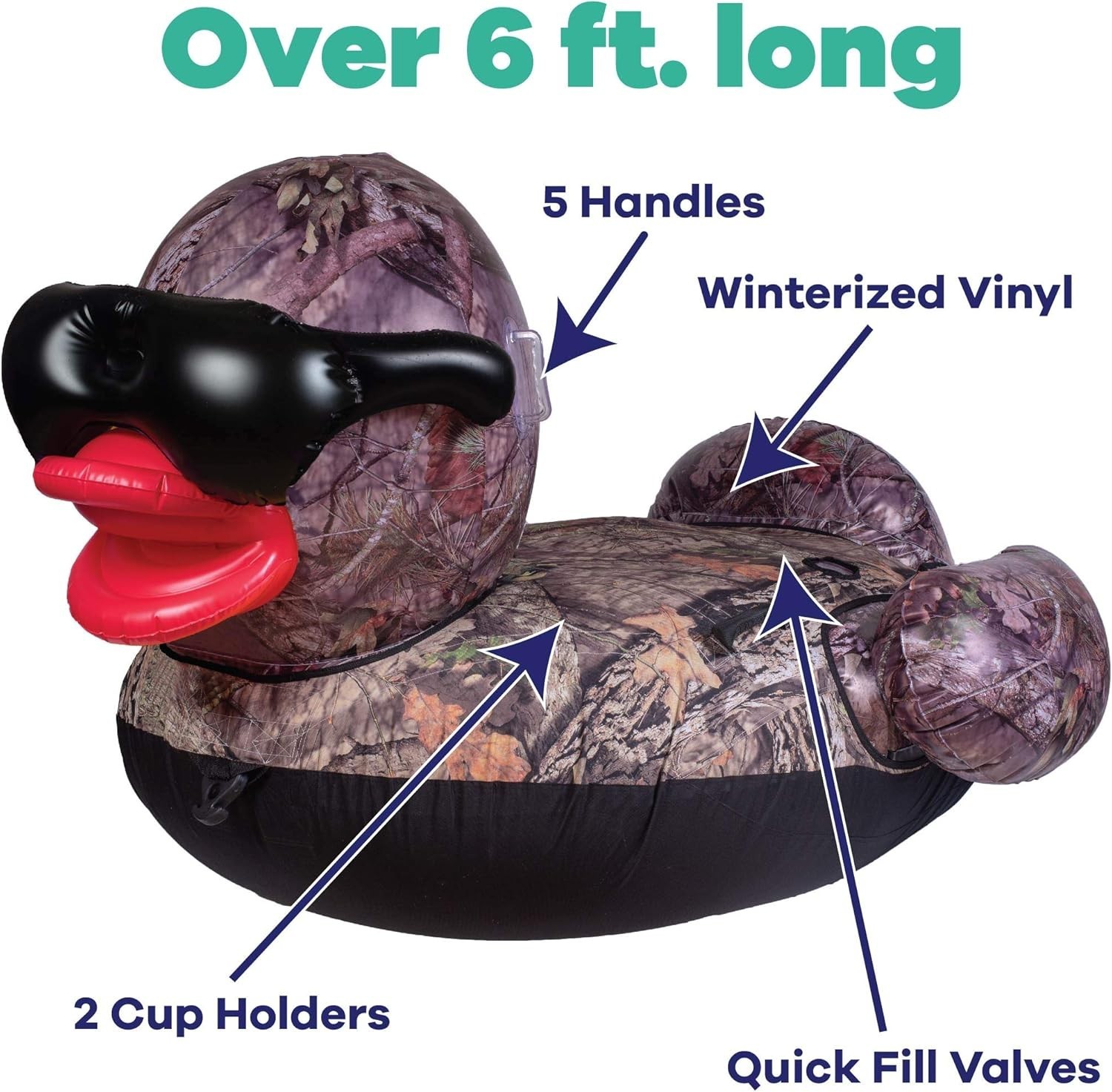 56794-BB Towable Tuff Duck, 6 Feet Wide, Holds Up to 400 Pounds Premium