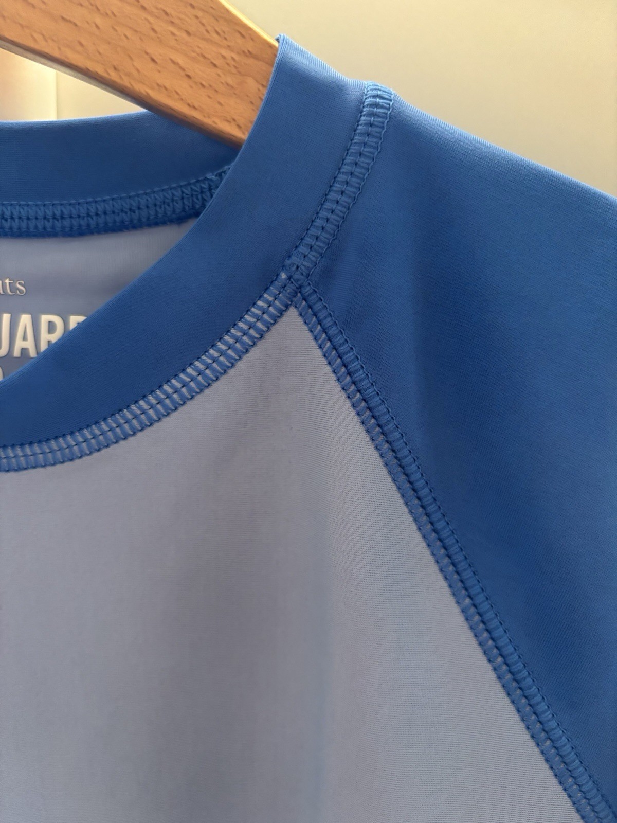 CrewCuts Short Sleeve Rash Guard Size Medium 8-9, Blue Gray- JCrew NEW w/ tags!