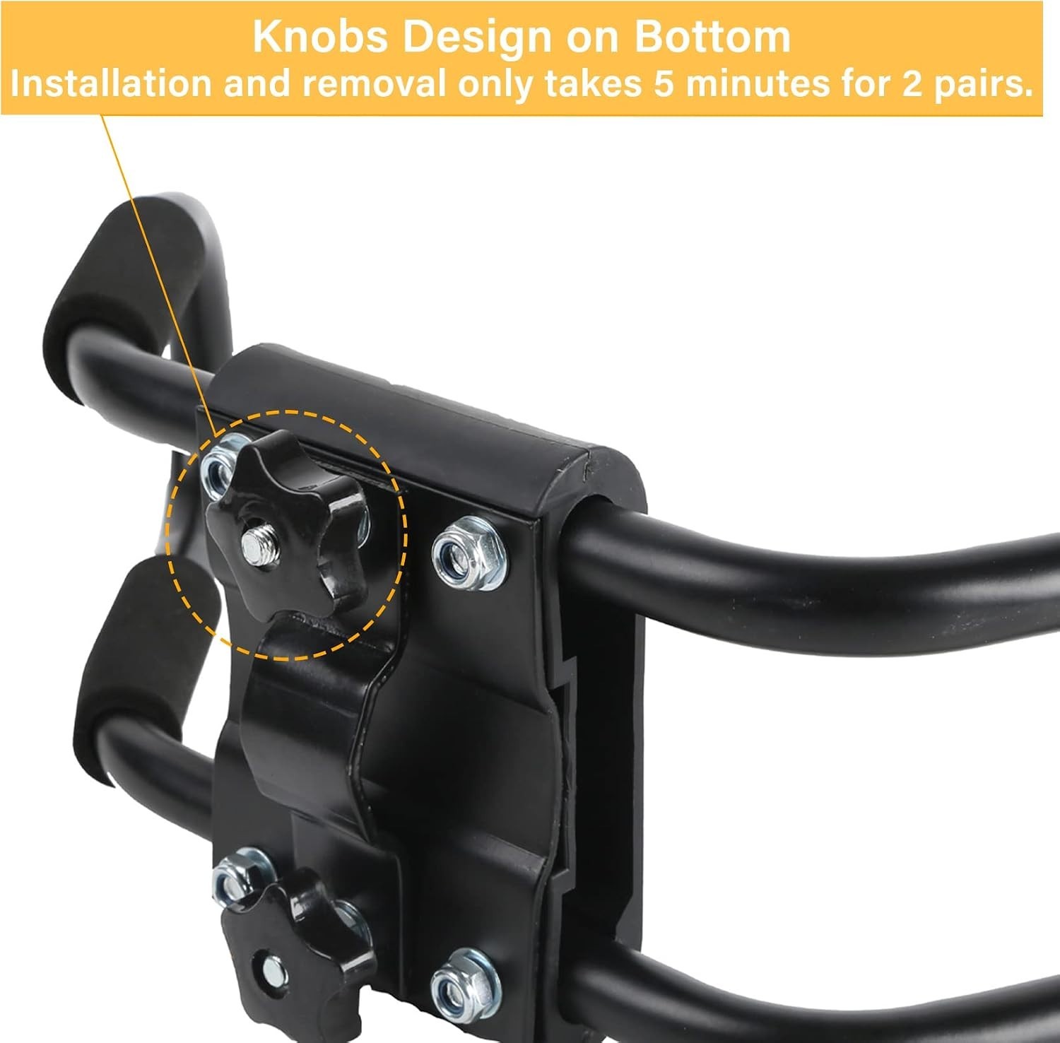 Kayak Roof Rack 2 Pairs J-Bar Carrier Holder for Canoe, SUV, Cars, Truck, Sur…