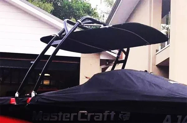 Reborn Launch Wakeboard Tower Matte Black +Wake/Surfboard Rack+Windshield Mirror