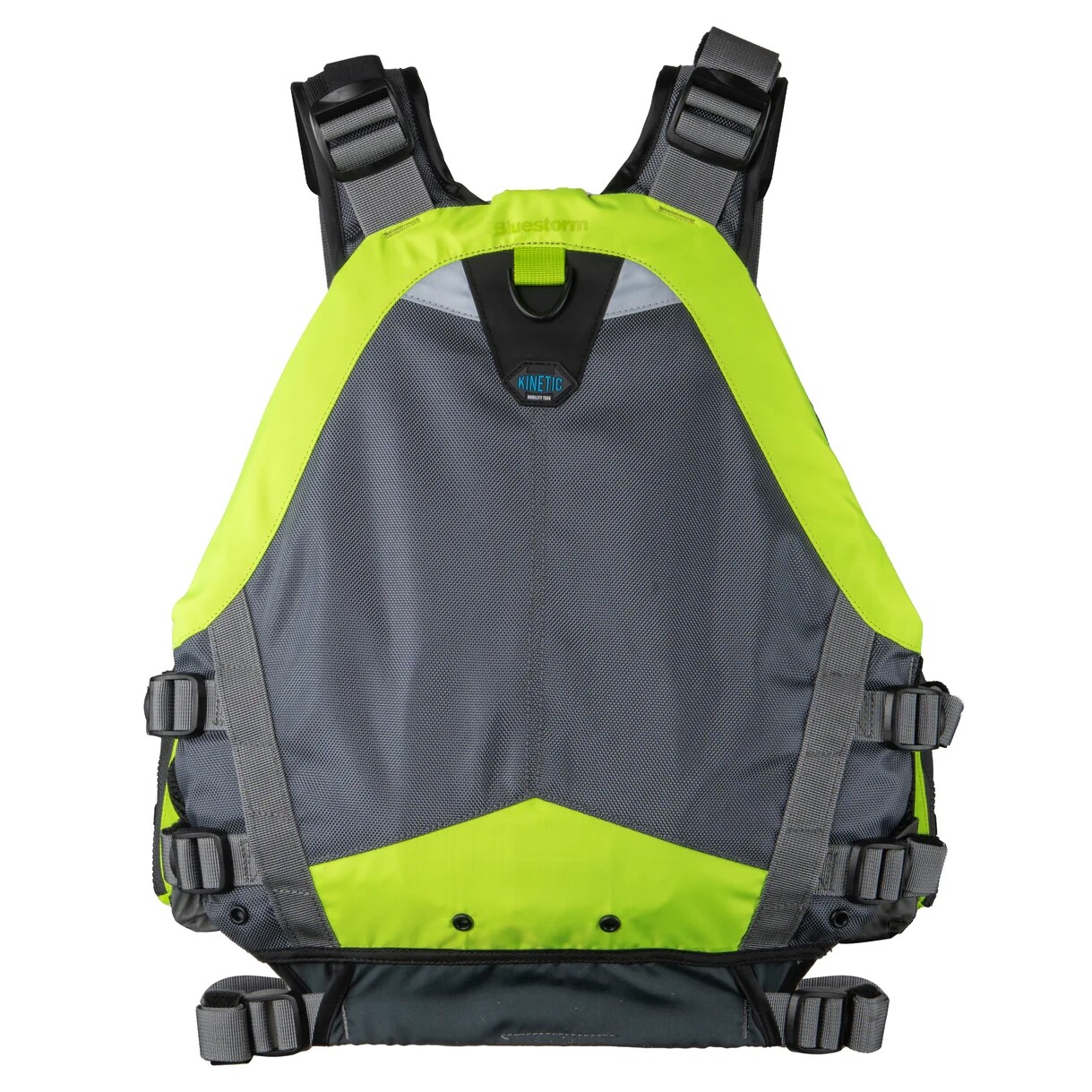 Bluestorm KINETIC Kayak Life Jacket Fishing Vest Type III PFD, HI-VIS GREEN