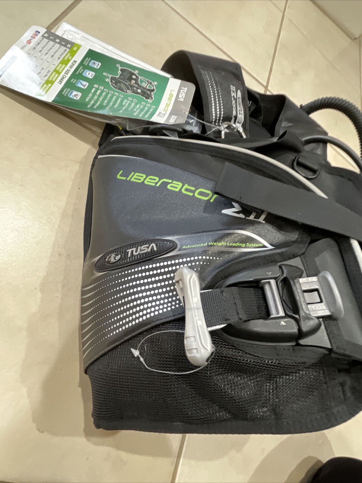 TUSA Liberator Sigma II BCD, Black (BCJ-0101) EU Large NWT
