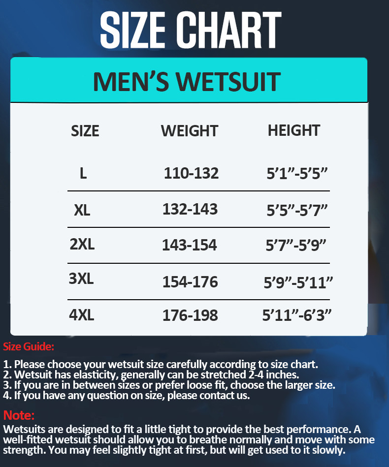 Top Quality Men’s Wetsuits 2mm Nylon Full Body, Diving Snorkeling Surfing NEW