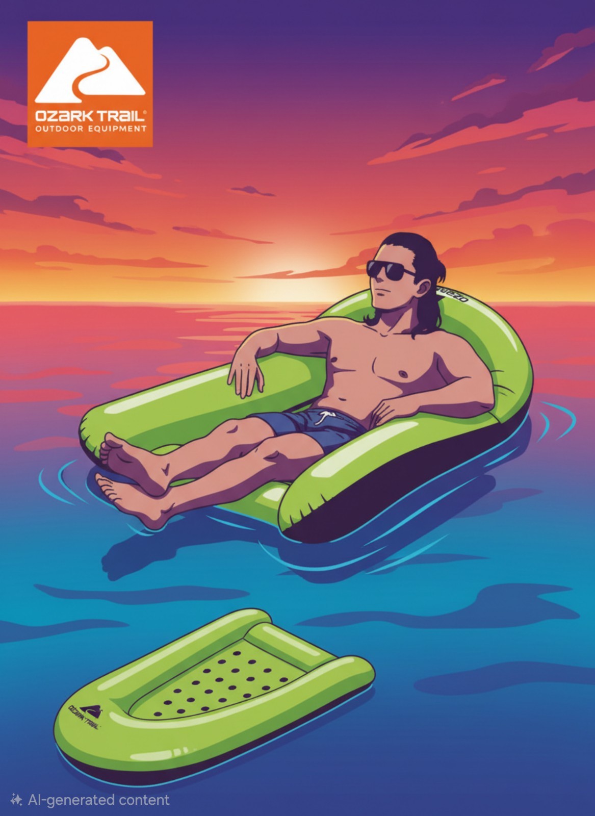 Easy Float Lounge By Ozark Trail , Puncture Resistant