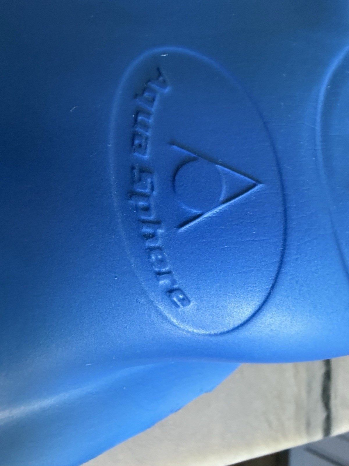 Aqua Sphere Alpha Fins Swim Fitness Training Fins EVA Foam Blue Large 10-11.5