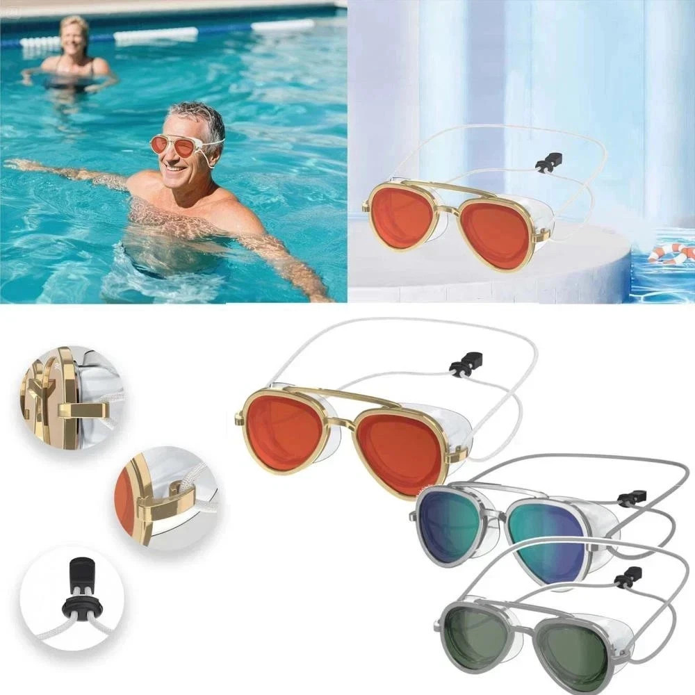 Swimming Goggles Anti Fog UV Protection Wide View Leakproof Adult Unisex