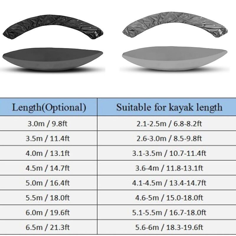 Universal Kayak Dust Storage Cover Boat Canoe Dust Cover Shield Waterproof Chic