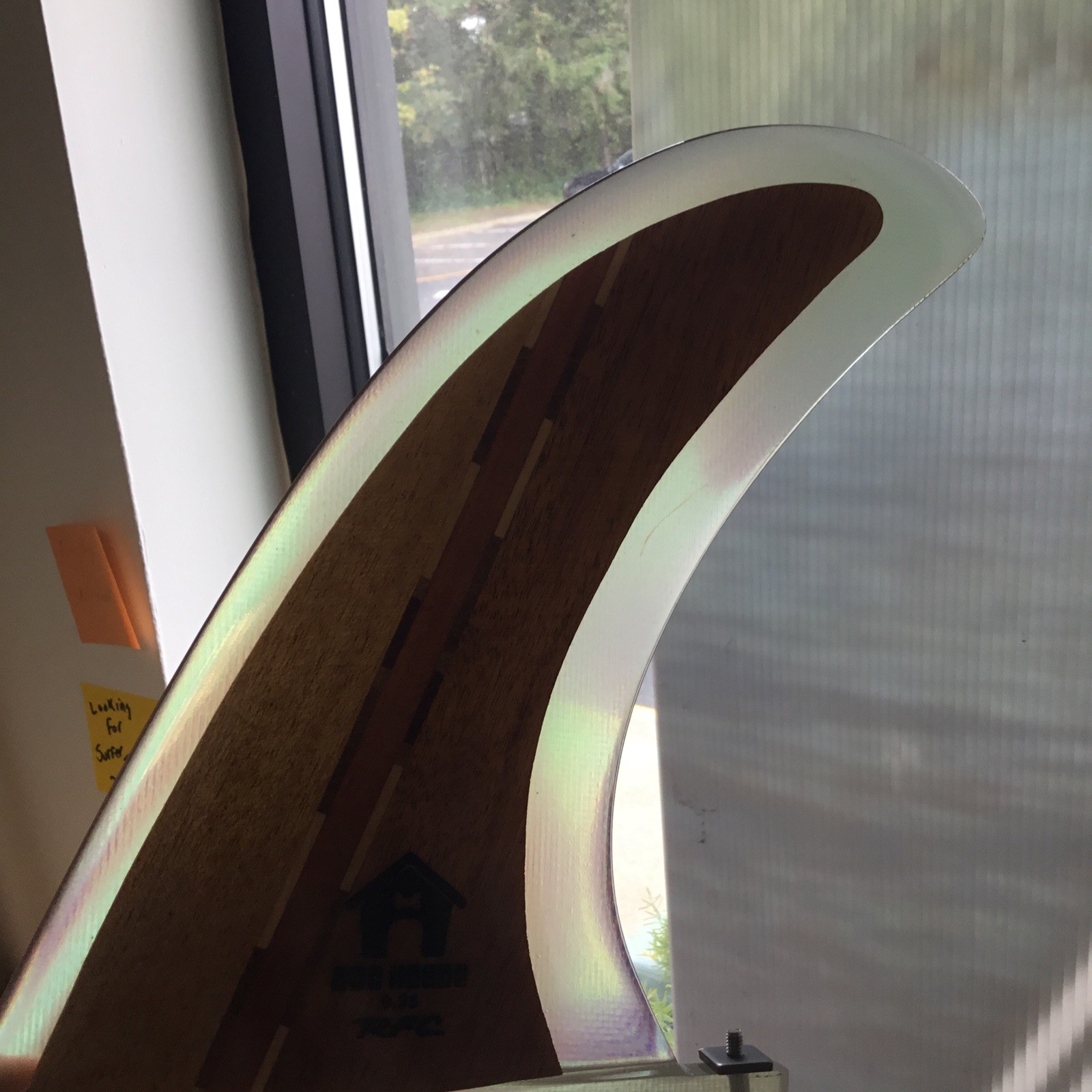 RFC 9 1/4” Dog House Wooden surfboard fin Surf Surfing