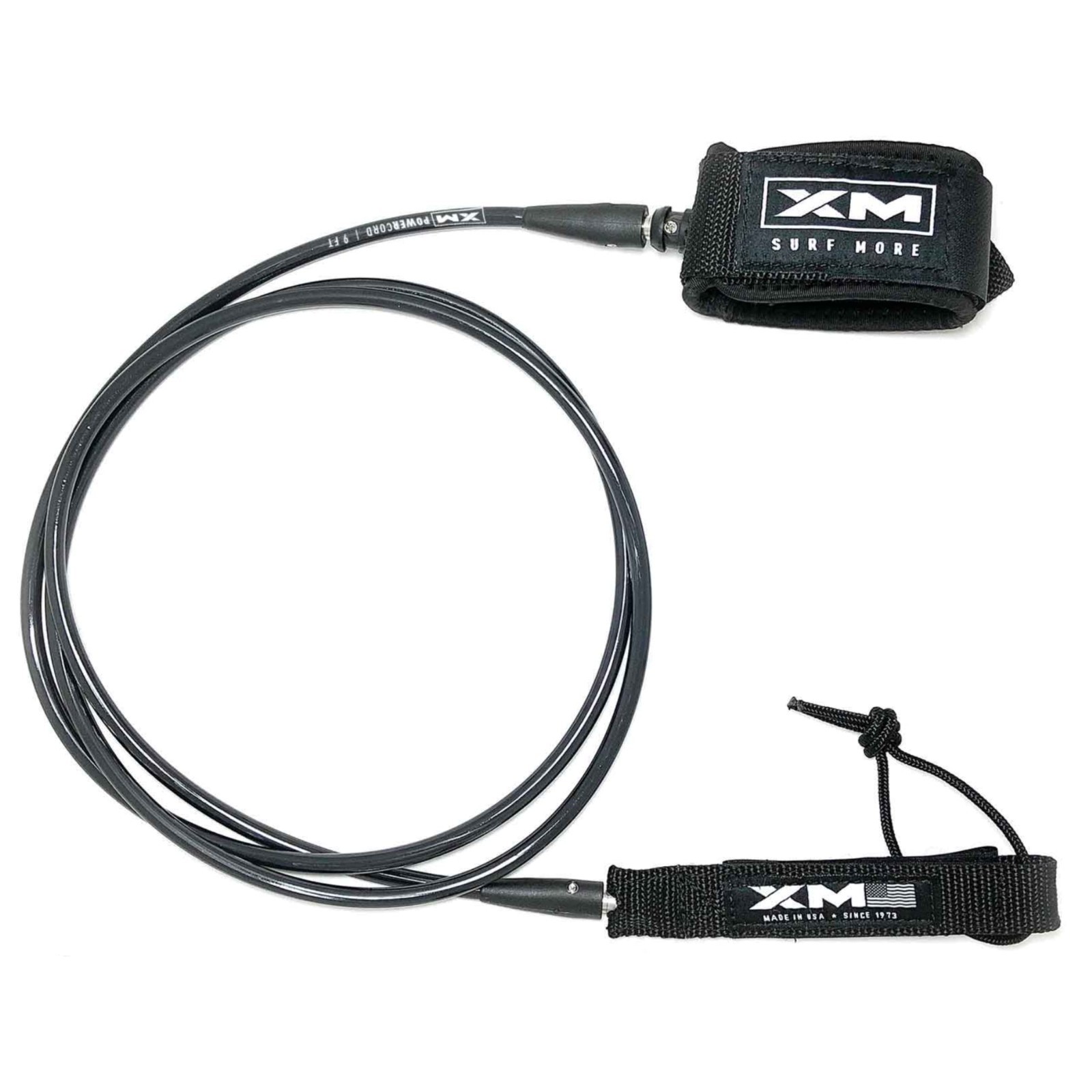 Premium Surfboard Leash 5-12ft, Unbreakable Swivels, Detachable Railsaver, USA M