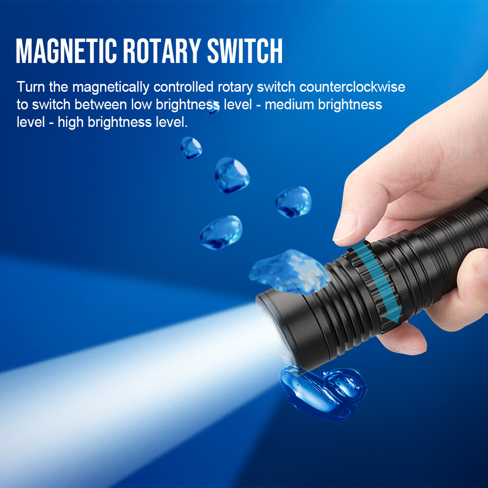Trustfire 2300LM LED Rechargeable Diving Light Scuba Flashlight Photography US