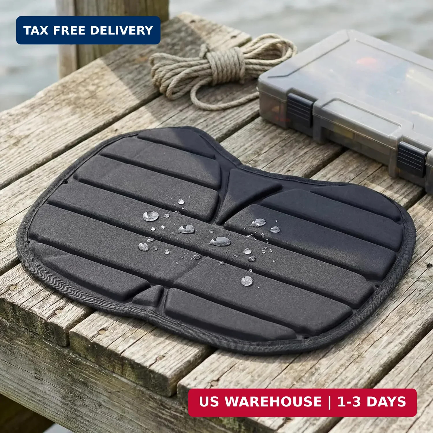 Kayak Seat Cushion Pad for Canoe Fishing Boat Kayaks | Comfortable Ergonomic Des