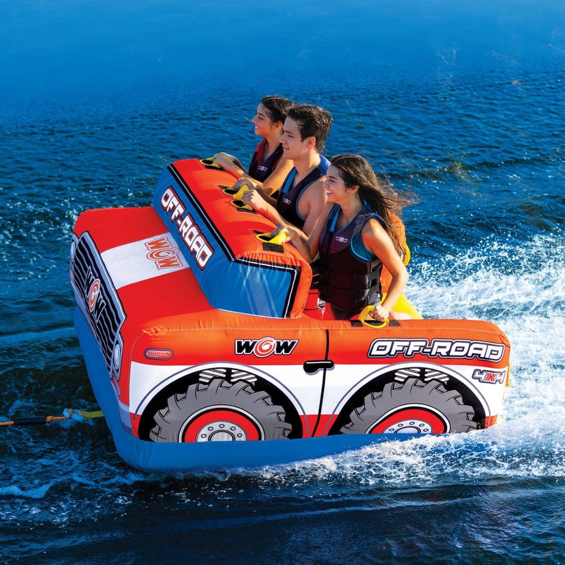 WOW SPORTS Pickup Truck Towable Tube for Boating, 1-3 Person SAMEDAYSHIPP!!!