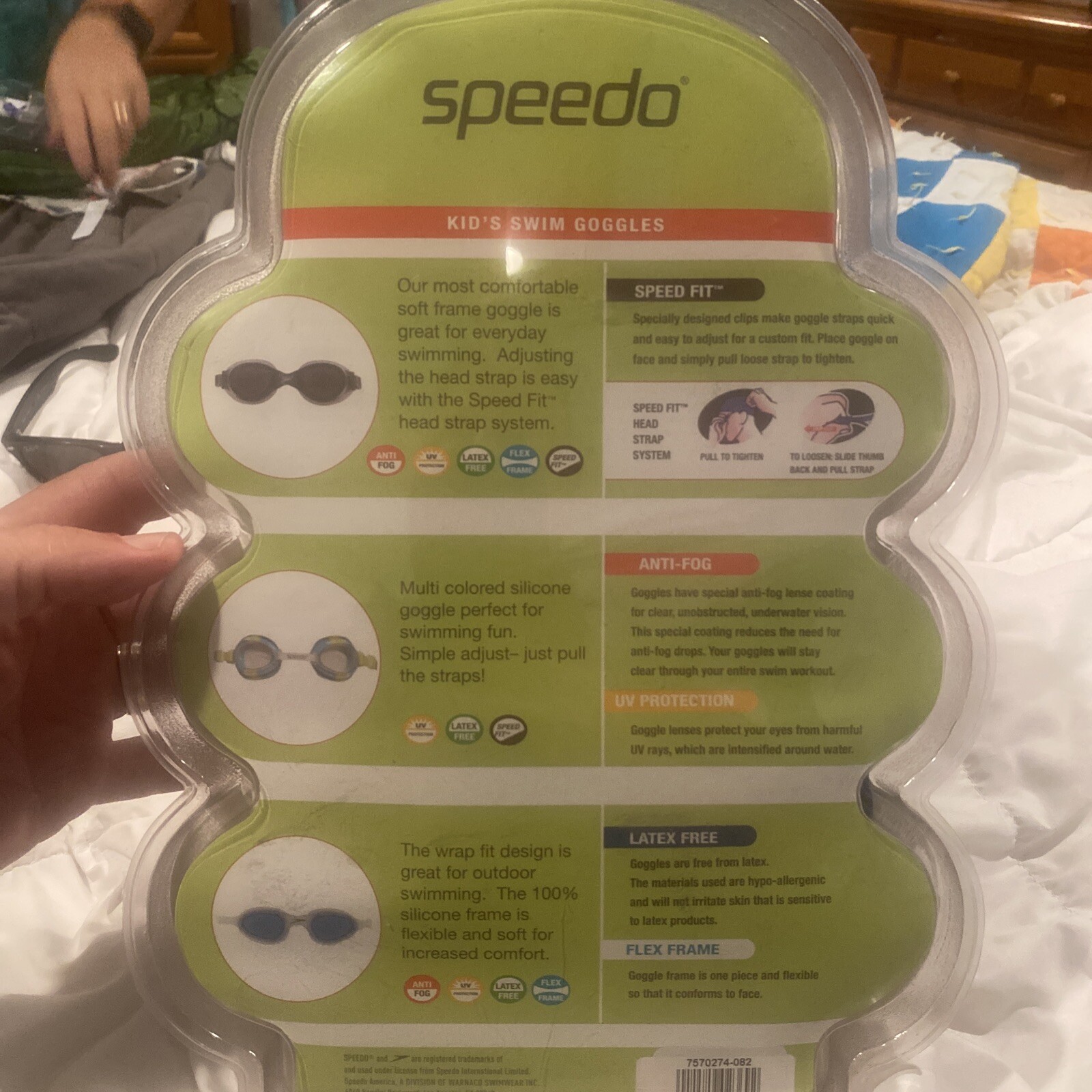 Speedo Kids Anti Fog UV Swimming Goggles 3 Pack BRAND NEW SEALED