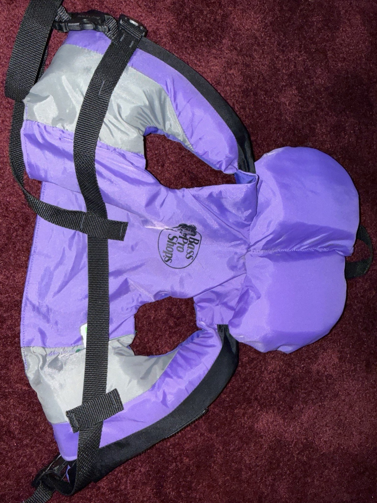 Bass Pro Shops Life Jacket For INFANT 30 Pounds USCG approved Type II Purple