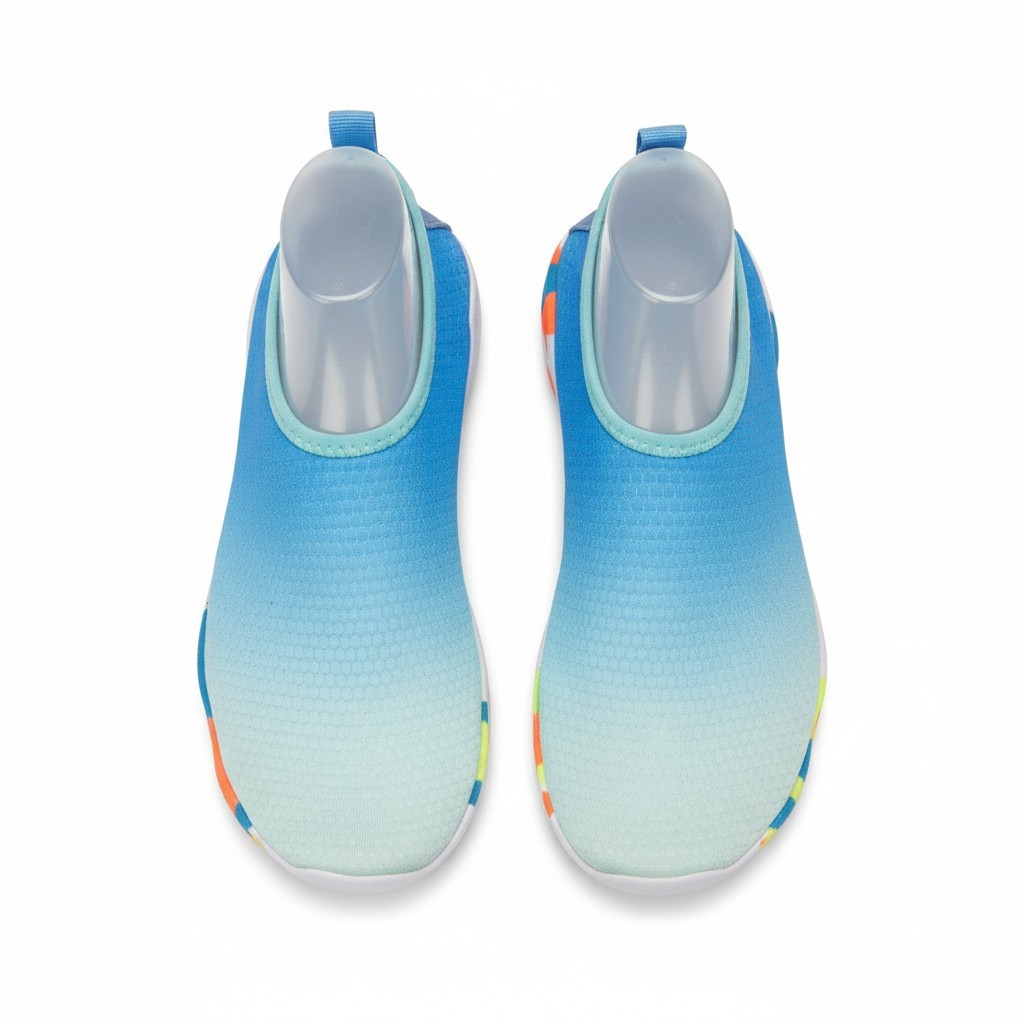 Girls Swim Shoes Size 36 Or 5.5 -6 Blue