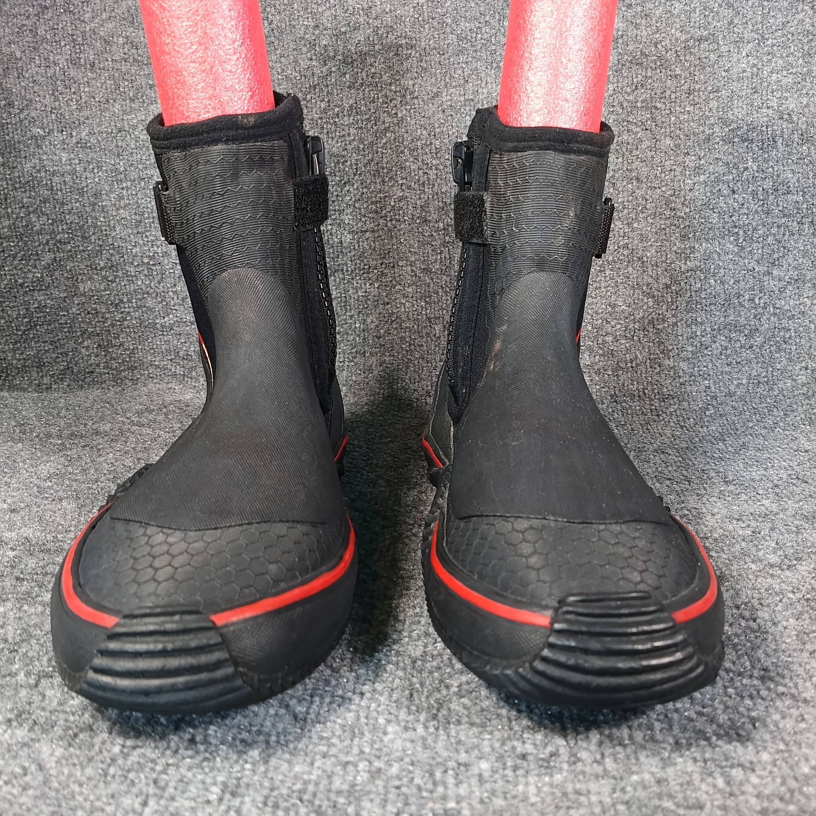 Gill Dinghy Sailing Boots Men Size 13 Black Red Boating Deck Water Shoes