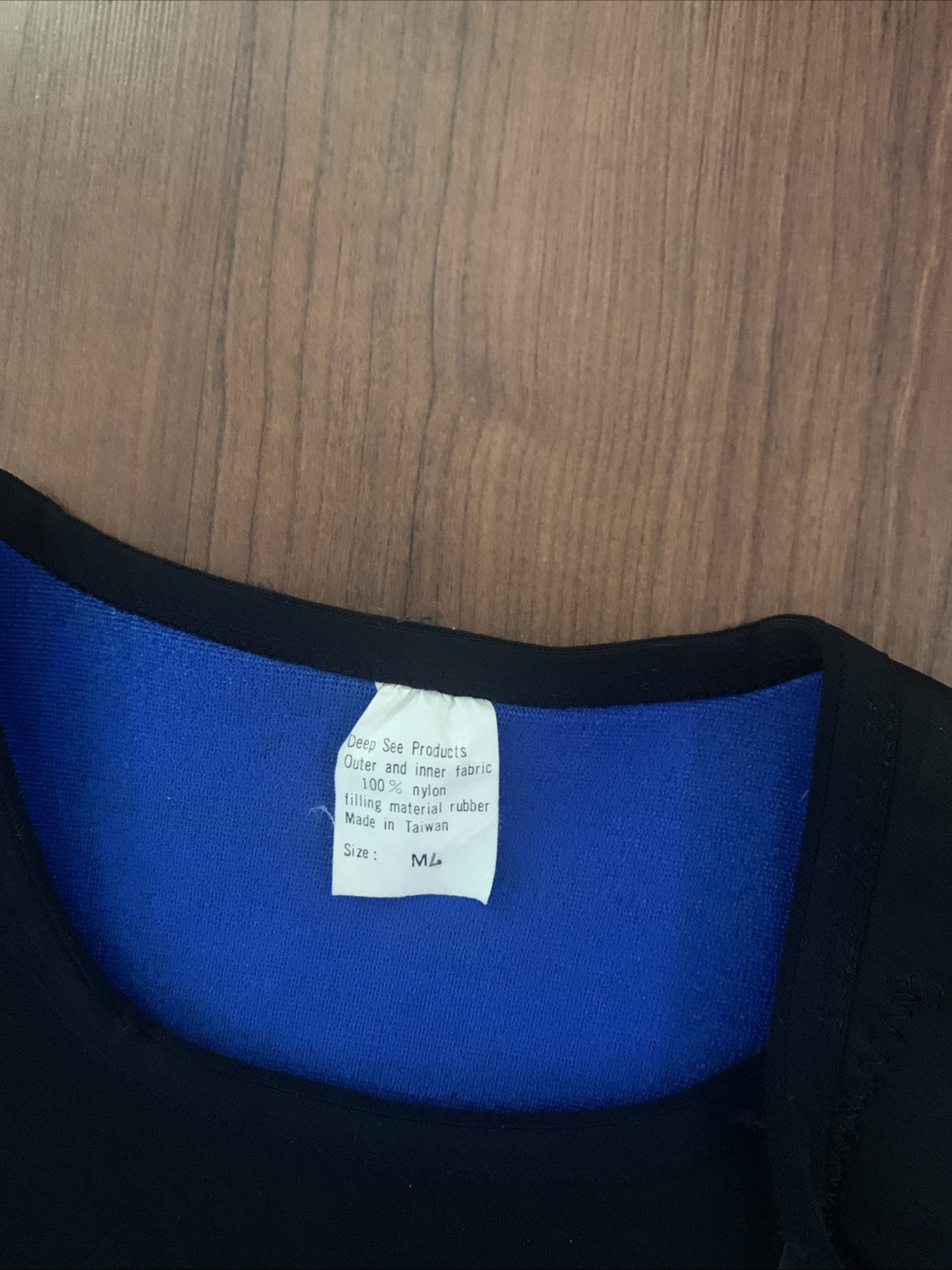Deep Sea Wetsuit Size Men’s L Black & Blue Jacket, John 2 piece wetsuit 3mm