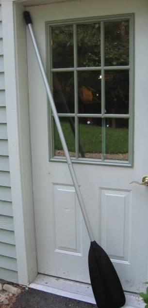 7′ Oars (pair) w/ Aluminum 2-part Shaft with Oarlocks. Strong, Compact, Light.