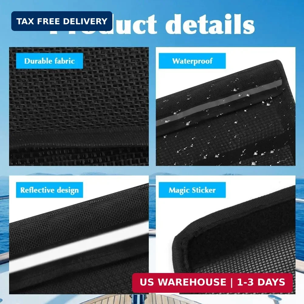 2PCS Boat 13″*9.8″ Storage Mesh Bag,Marine Organizer for Tools & Boats Accessori