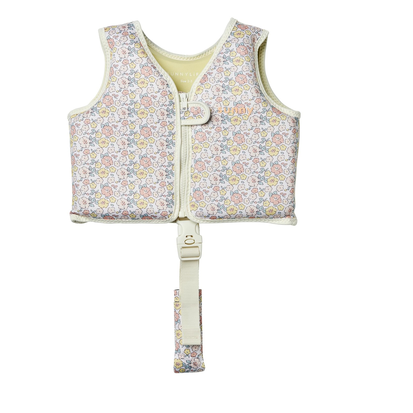 Swim Vest, 2-3 Years, Into The Garden Ditsy Floral, EPE/Natural Rubber/Polyes…