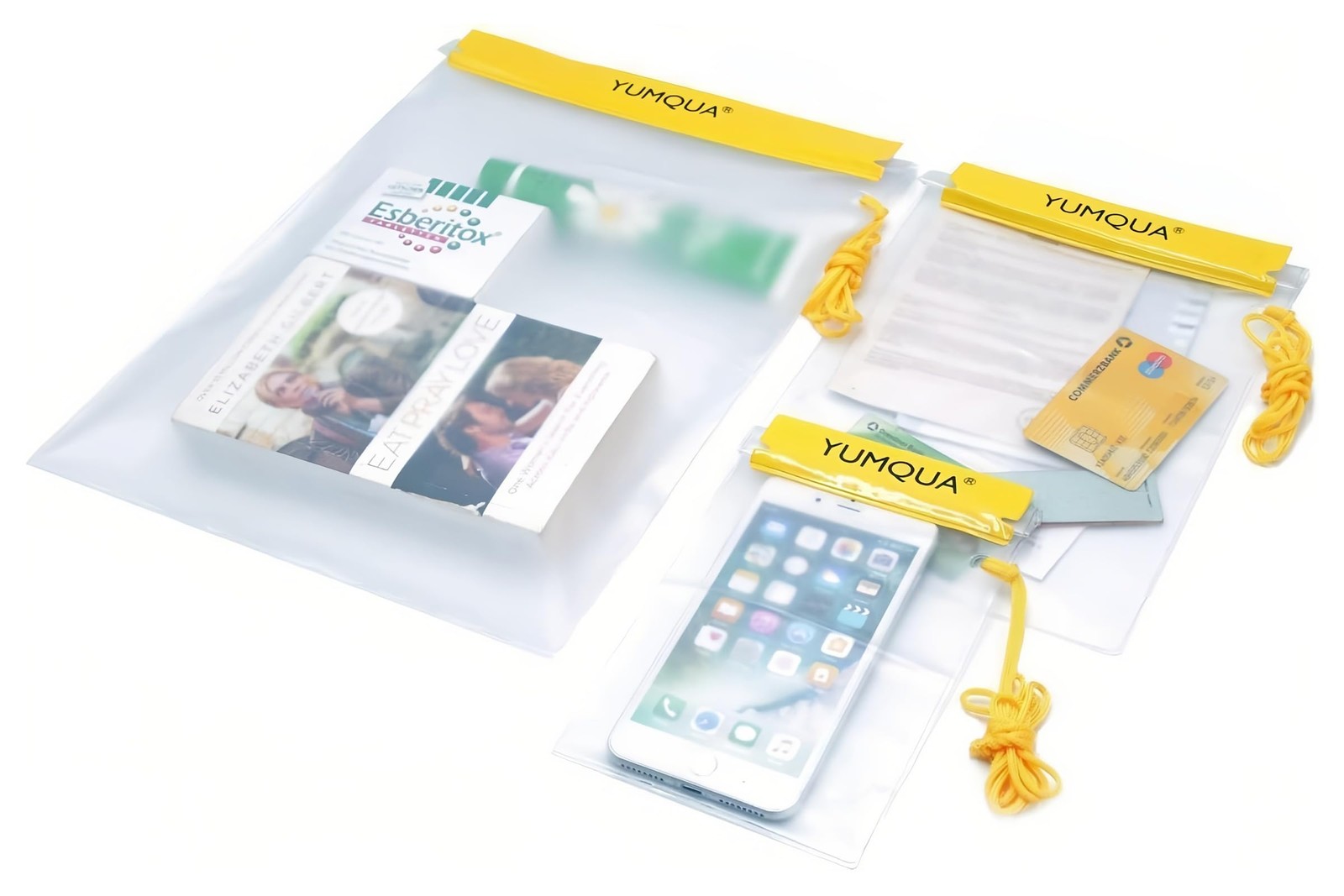Clear Waterproof Bags, Water Tight Cases Pouch Dry Bags for Camera Mobile Phone