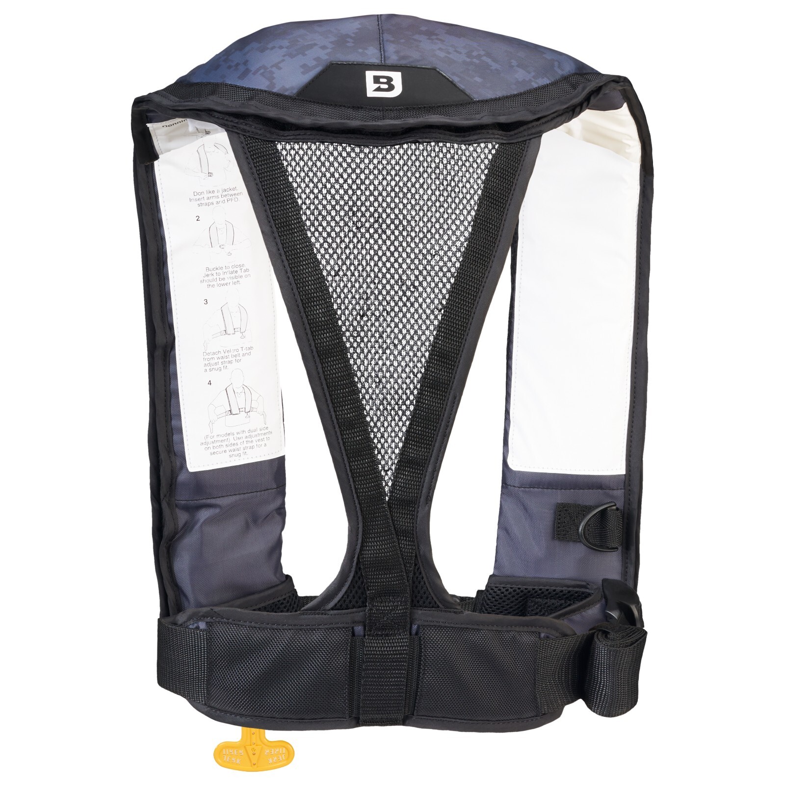 Bluestorm Atmos 40 Inflatable AUTOMATIC Life Jacket USCG Type 2 PFD, Apex Black