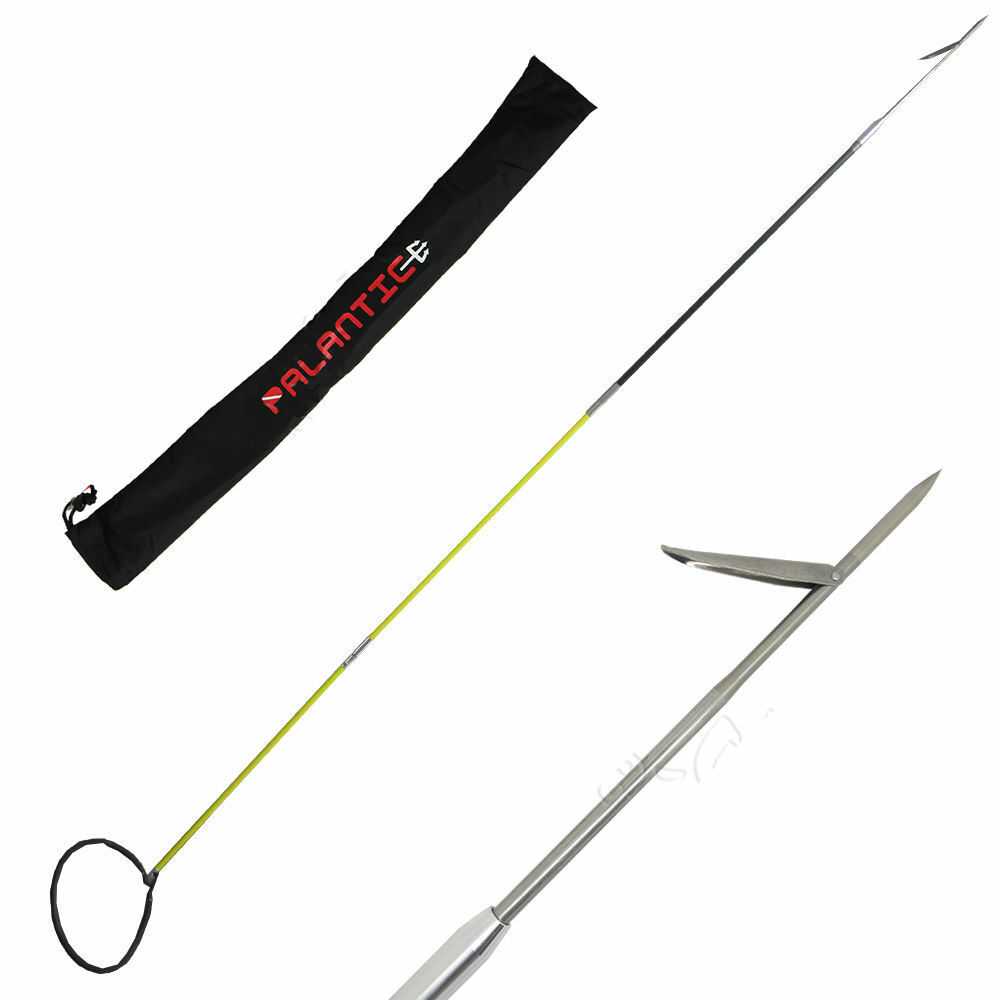 Hybrid Hawaiian Sling 7′ Travel Spearfishing 3-Piece Pole Spear Single Barb Tip