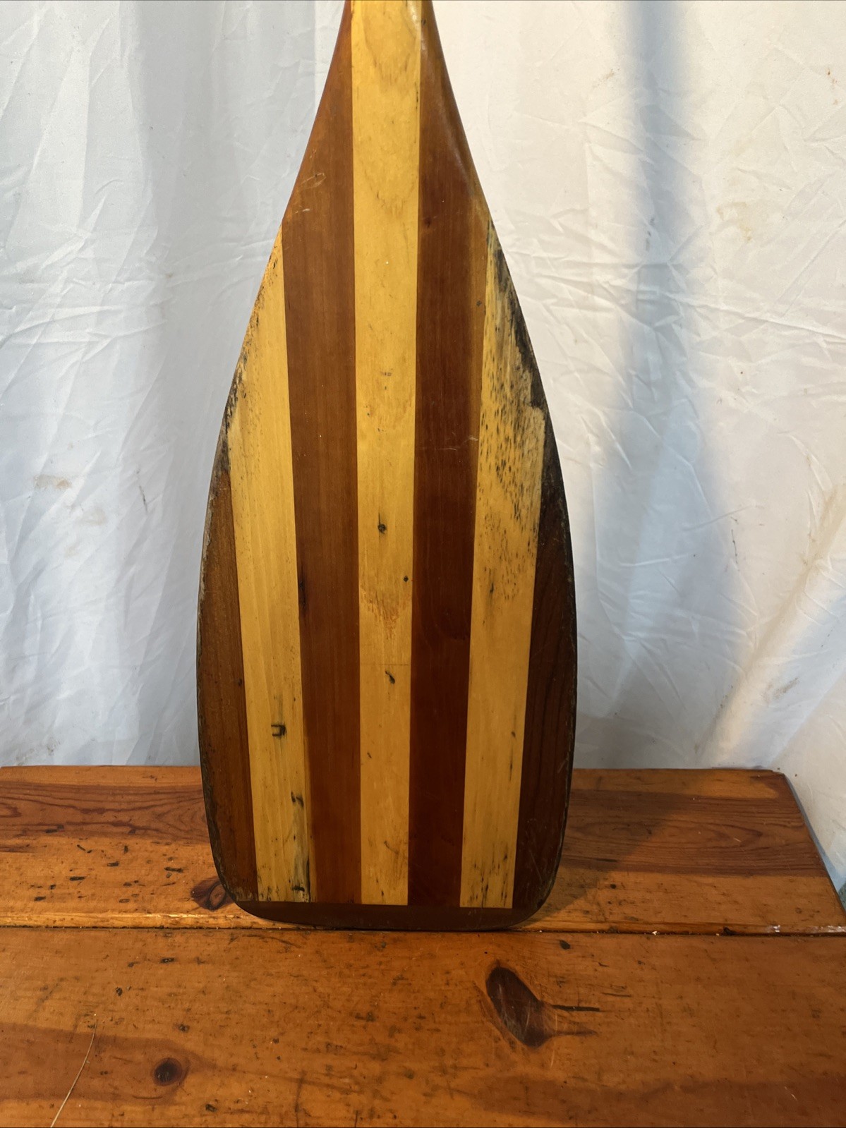 52” Voyageur Wood Canoe Paddle — Made In Canada — Good Condition Well Made