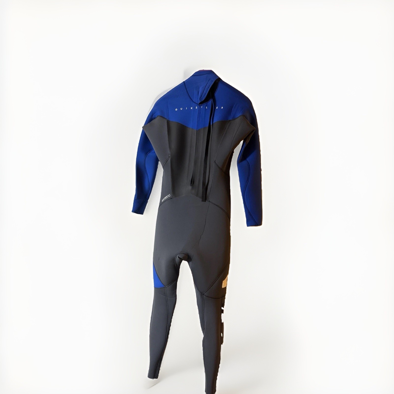 Quiksilver Syncro 4/3mm Back Zip Men’s Wetsuit – Size MS Medium Short Blue/Black