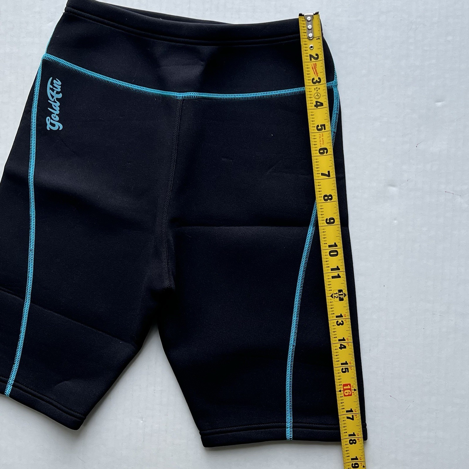 GoldFin Wetsuit Shorts Womens M Black Neoprene 2mm Diving Watersports Aerobics
