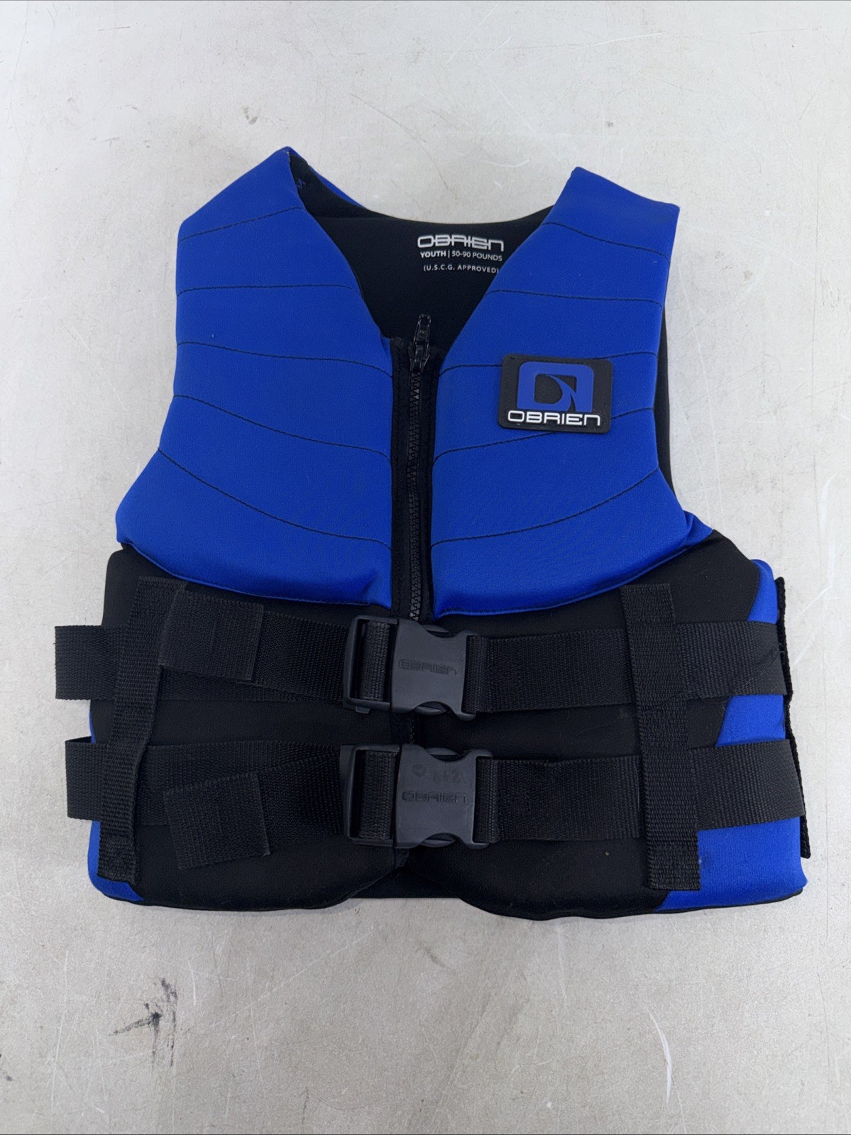 O’Brien Life Vest, Youth 50-90 Pounds Lbs. 3039 Blue And Black