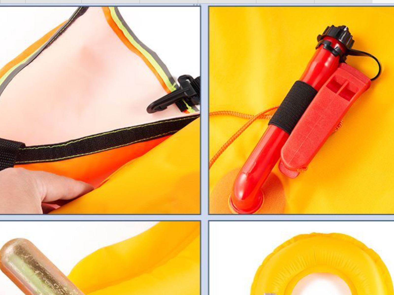 Falling Water Protection Lifebuoy Automatic Inflatable Portable Self-Rescue Life