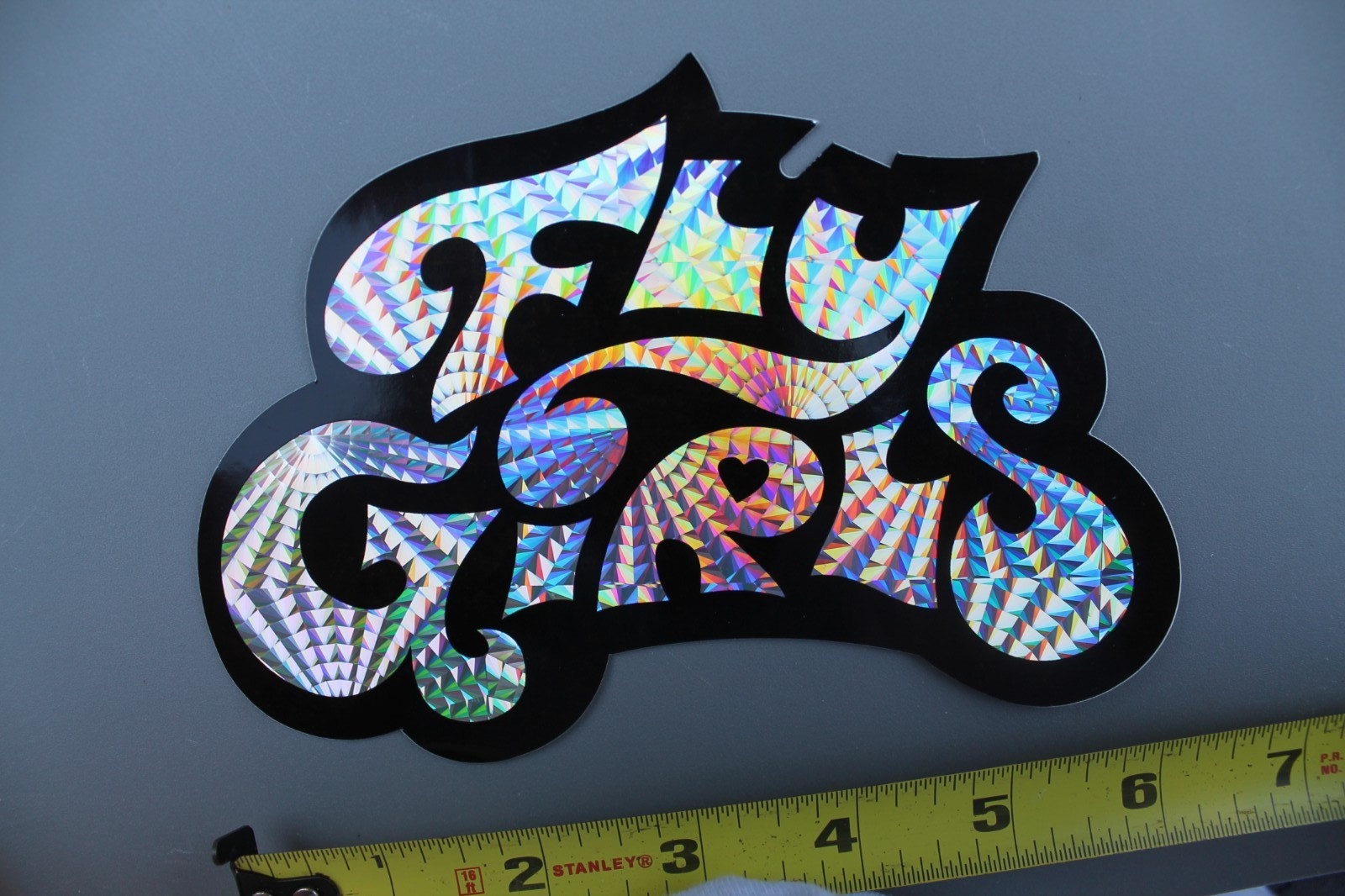 BLACK FLYS Sunglasses Fly Girls Sexy Black Silver BF3 Vintage Surfing STICKER