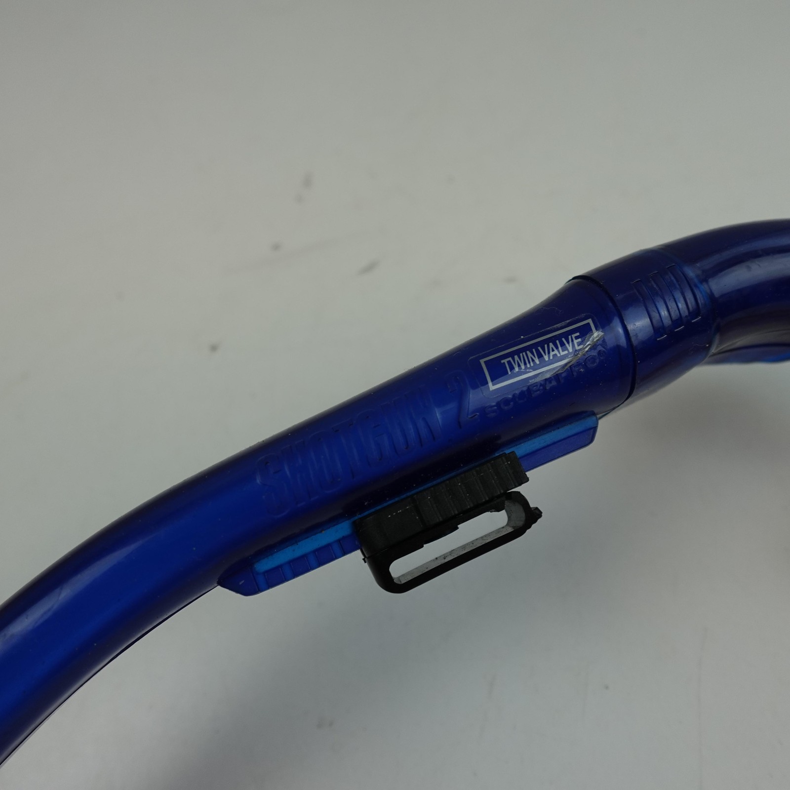 Scubapro Shotgun 2 Snorkel One Size Blue Twin Valve Dive Swim Snorkeling