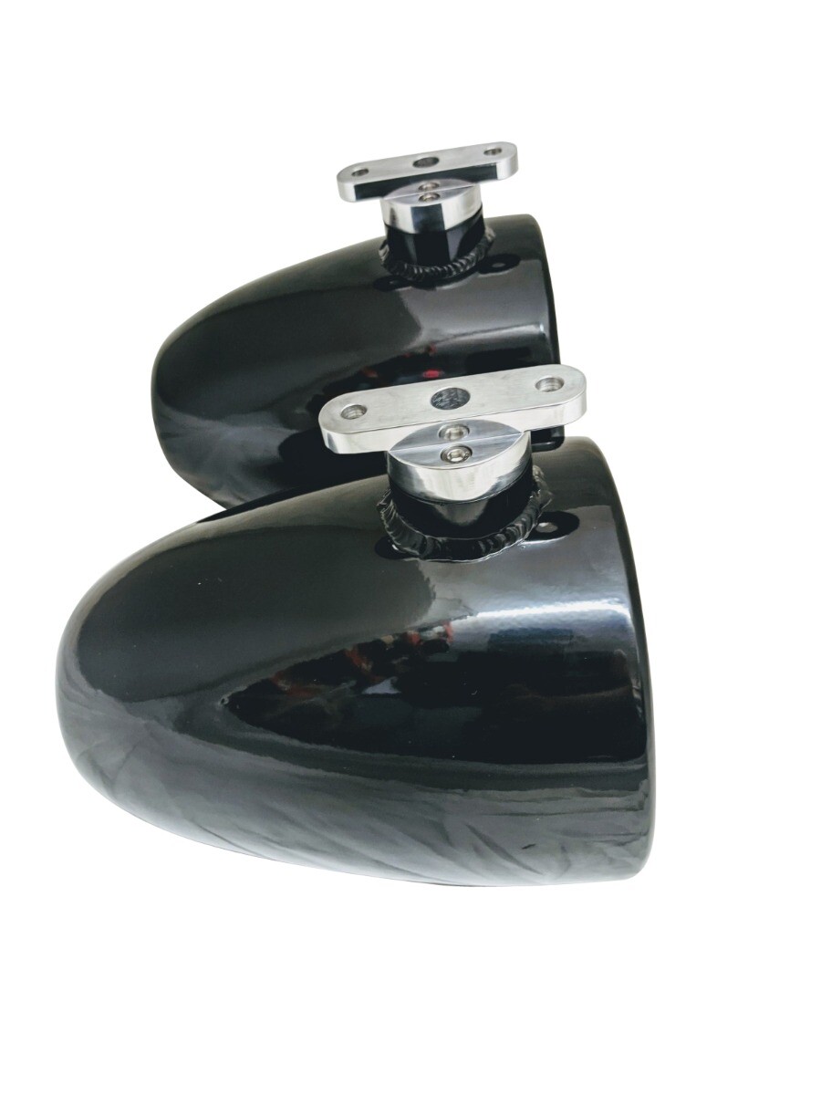 Malibu Illusion X Wakeboard Tower Speaker Can Pods With Mounts-Polished or Black