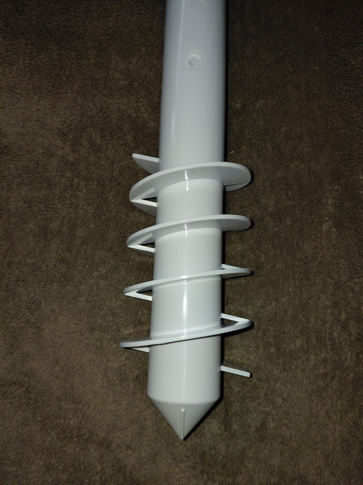 Heavy Duty Beach Umbrella Sand Anchor, Never Rust Plastic, Easy Retention Screw