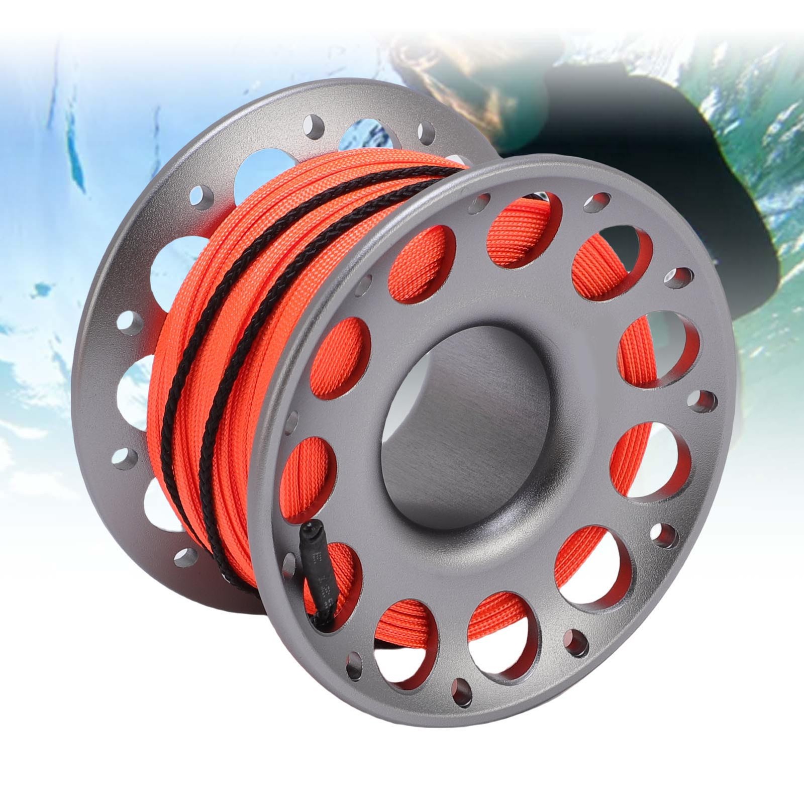 1 Piece 30m Scuba Diving Reel Lightweight & Durable For Divers Aluminum For CHU