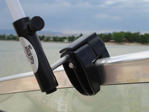 Skier Down Flag Holder – Window Mount (It Rotates!!)