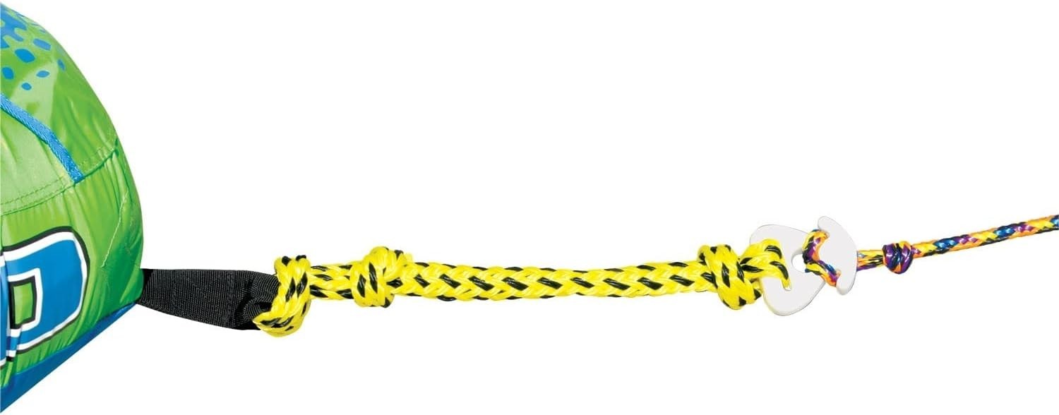 Kwik-Connect Tow Rope: 12ft 6,000lb Strength for 1-4 Riders Tubing Fun