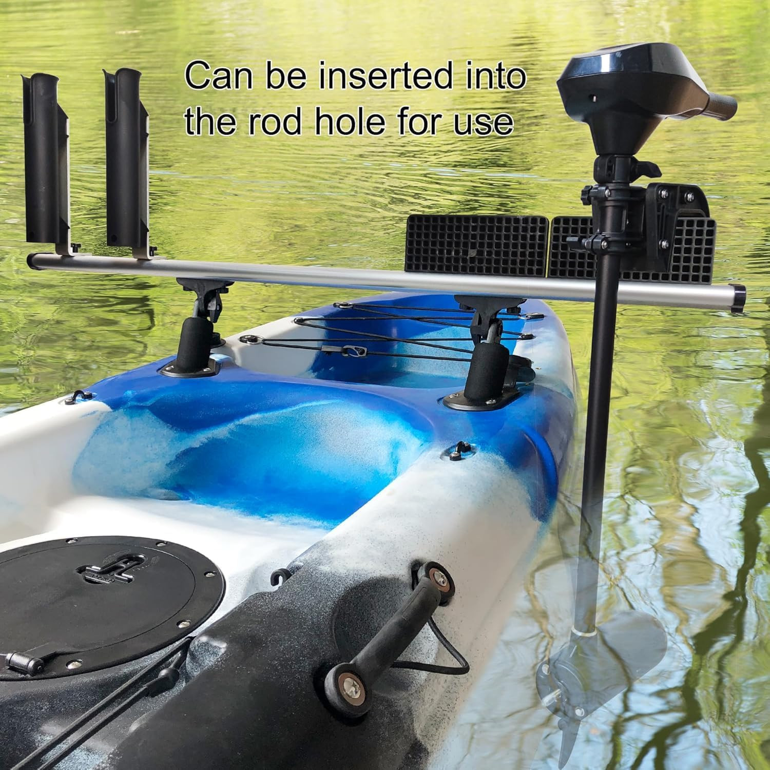 Kayak Motor Mount, Fishing Kayak Trolling Motor Mount Rack Aluminum Outboard Mou