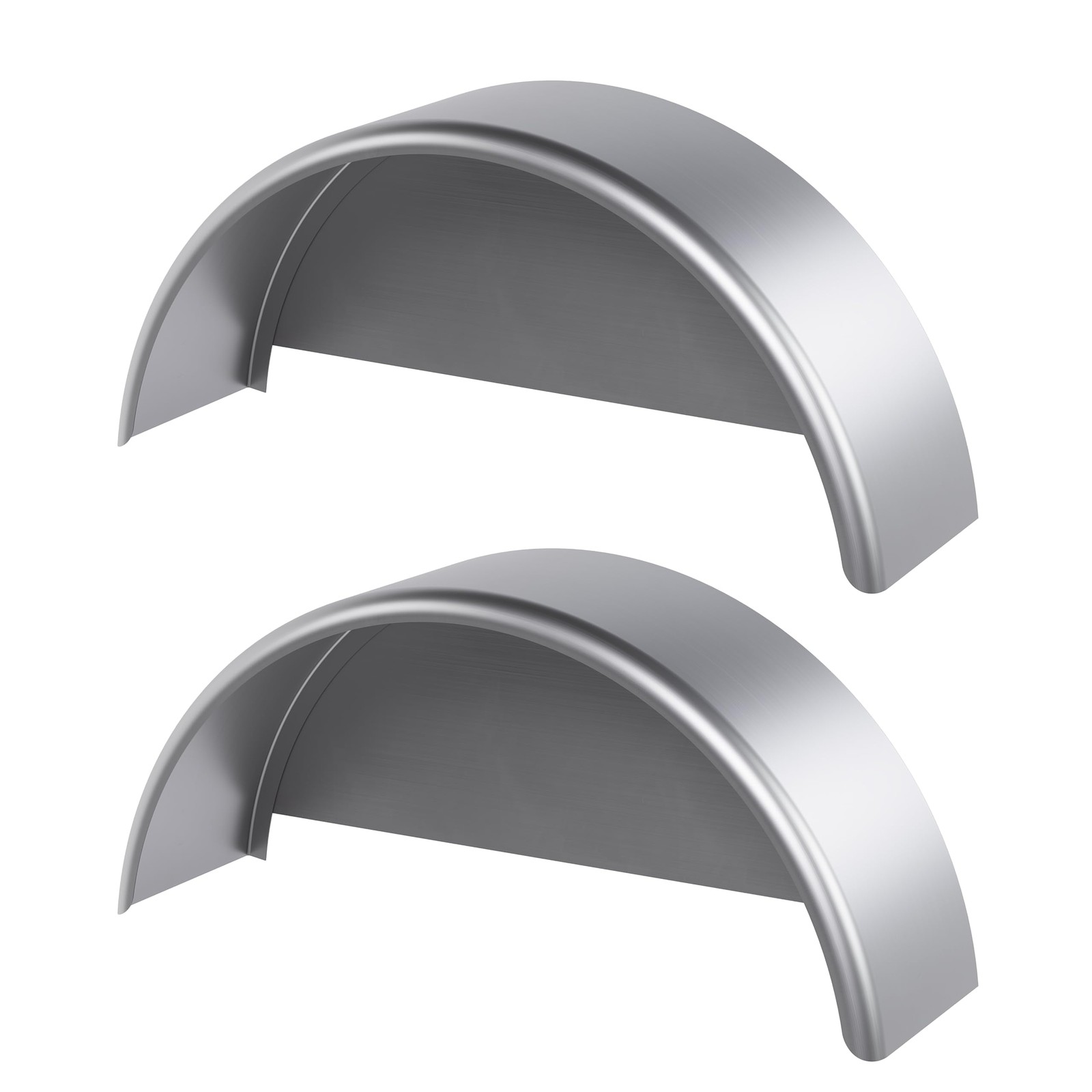 Single Axle Trailer Fenders 14″-16″ Wheels – 2 Pcs Steel Round