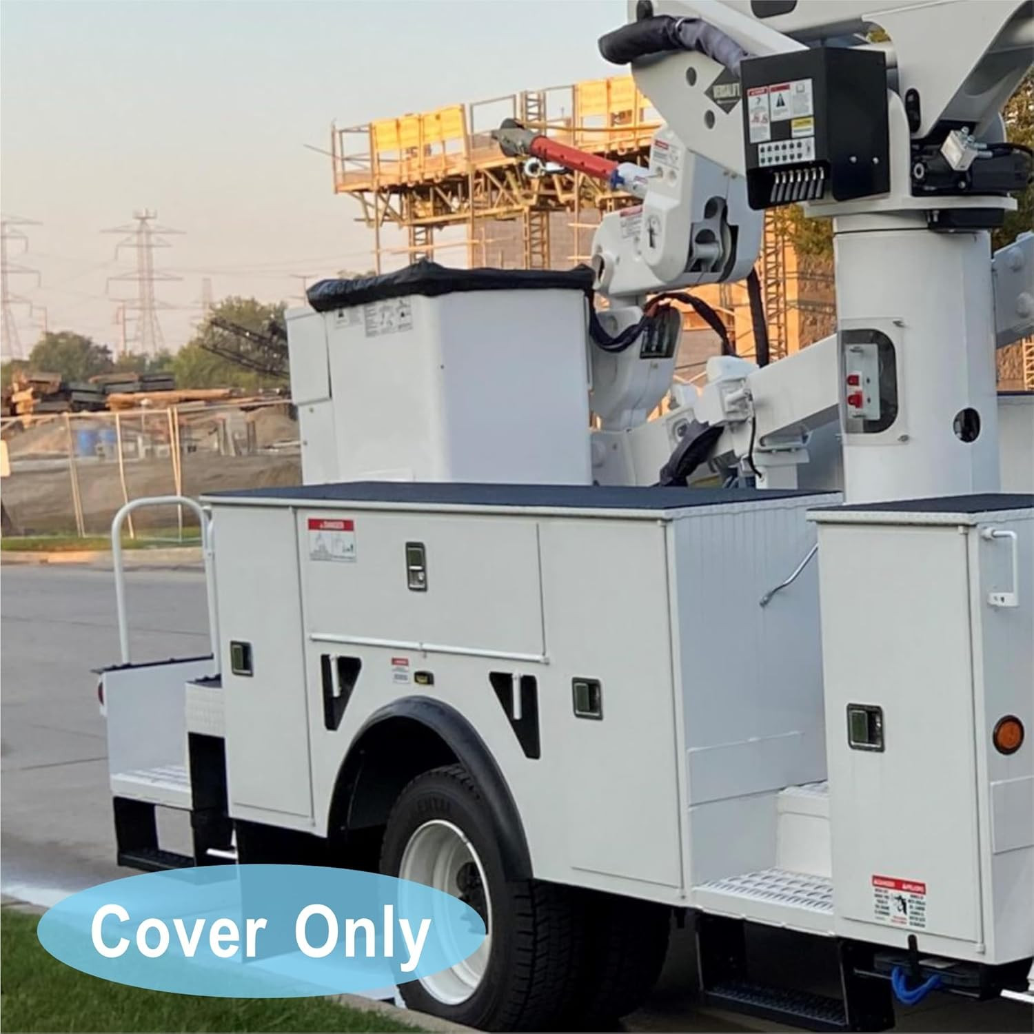 Bucket Truck Cover – Waterproof & Tear-Resistant, Adjustable Rope Buckle, Fits 1