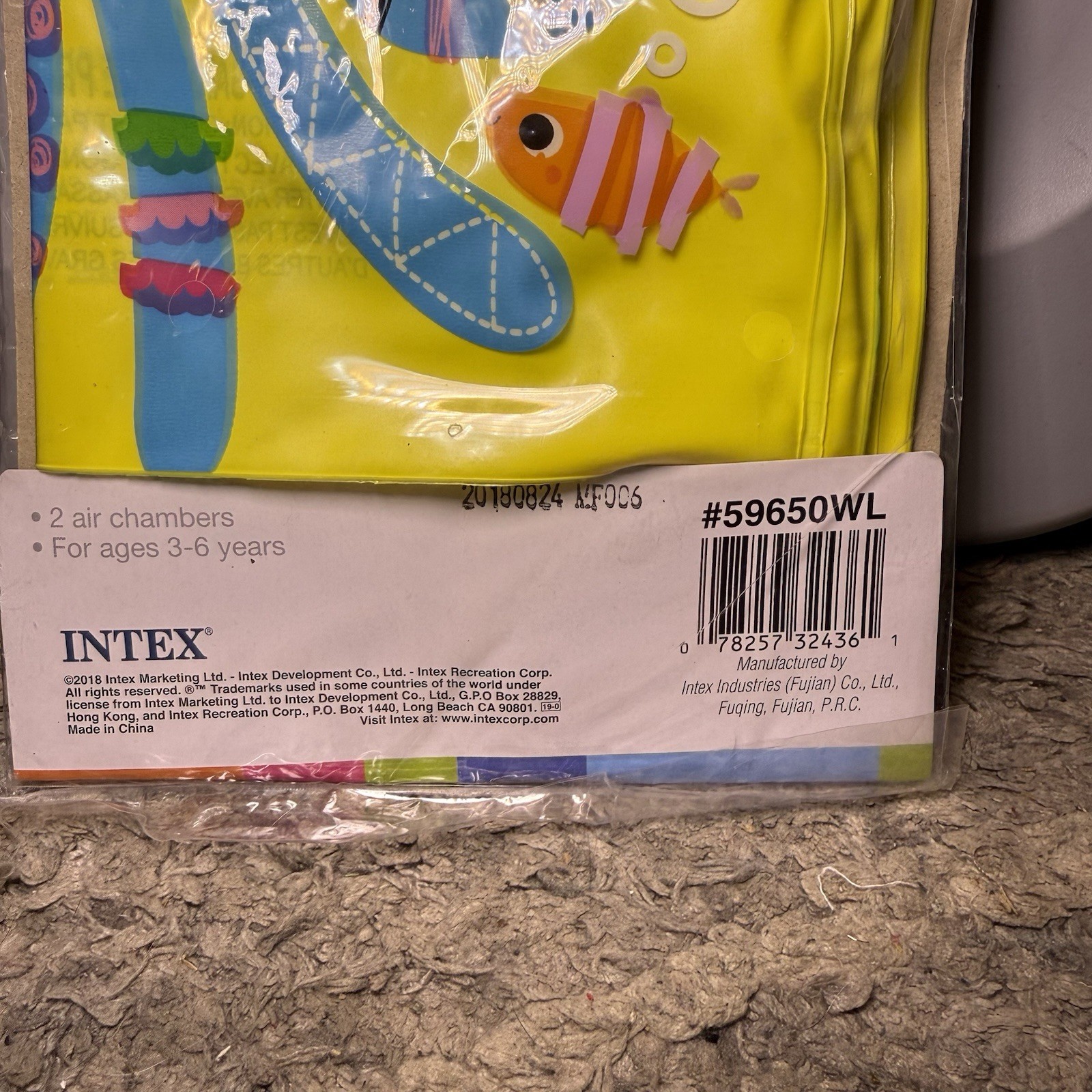 InTex Arm Bands Dinosaur Sea Buddy 3-6 Years Training Swimming